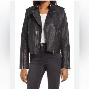 NWT KLYN Biker Leather Jacket All Saints